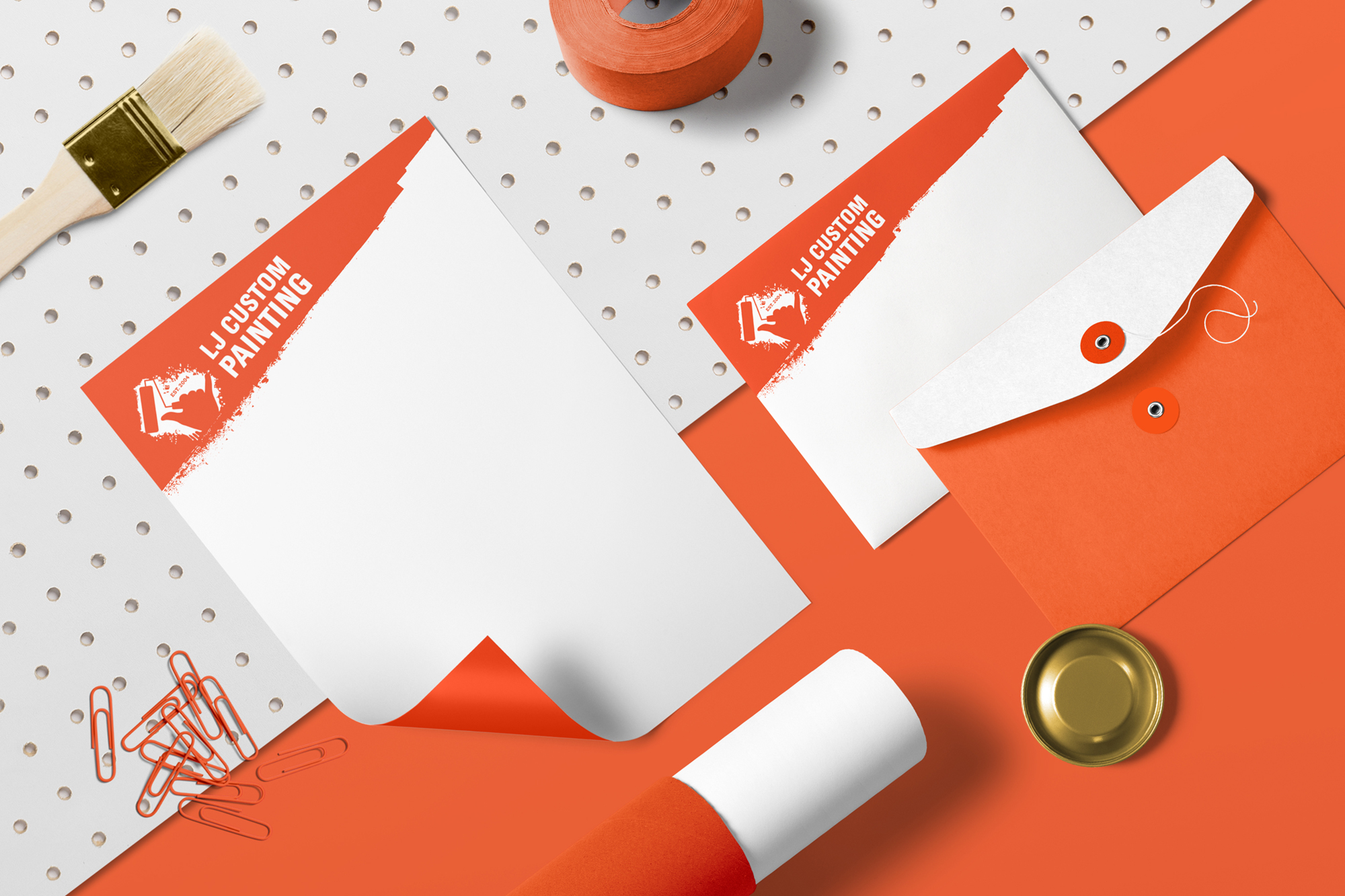 LJ Custom Painting business card