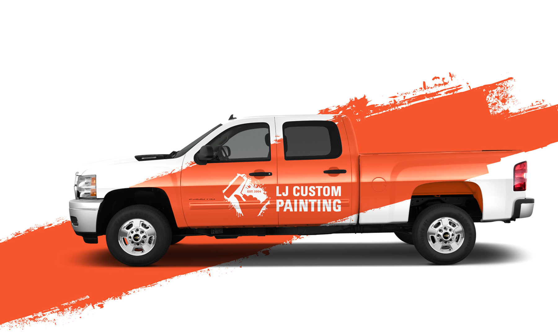 LJ Custom Painting business card